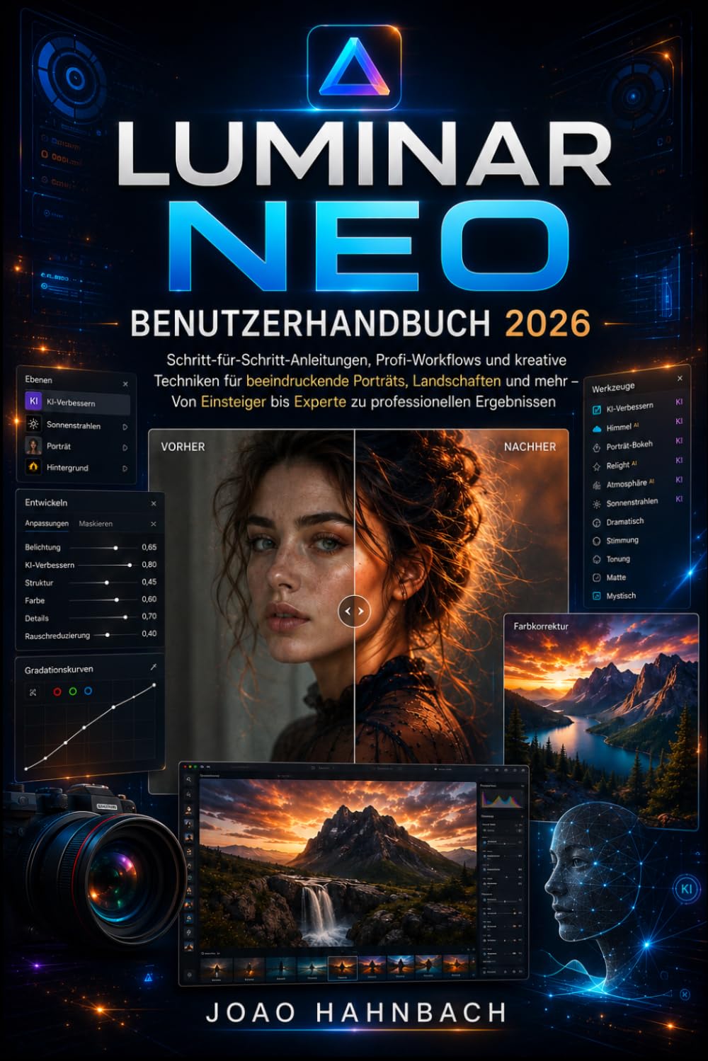 Luminar Neo Benutzerhandbuch 2026: Schritt-für-Schritt-Anleitungen, professionelle Arbeitsabläufe und kreative Techniken für atemberaubende Porträts, ... und mehr – vom Anfänger bis zum Experten.