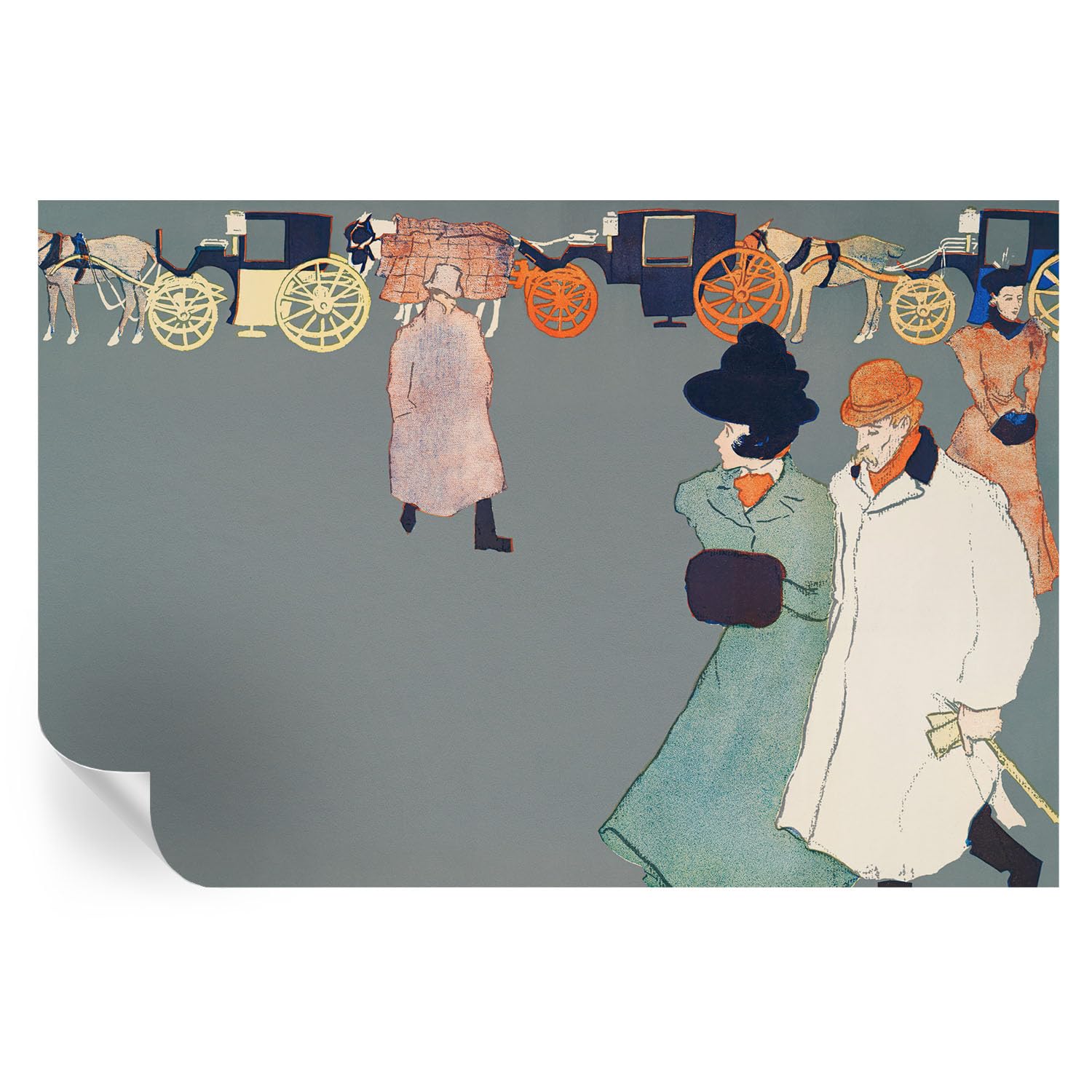 Murales de pared texturizados 104x70 cm con acabados artísticos de trajes de entrenador
