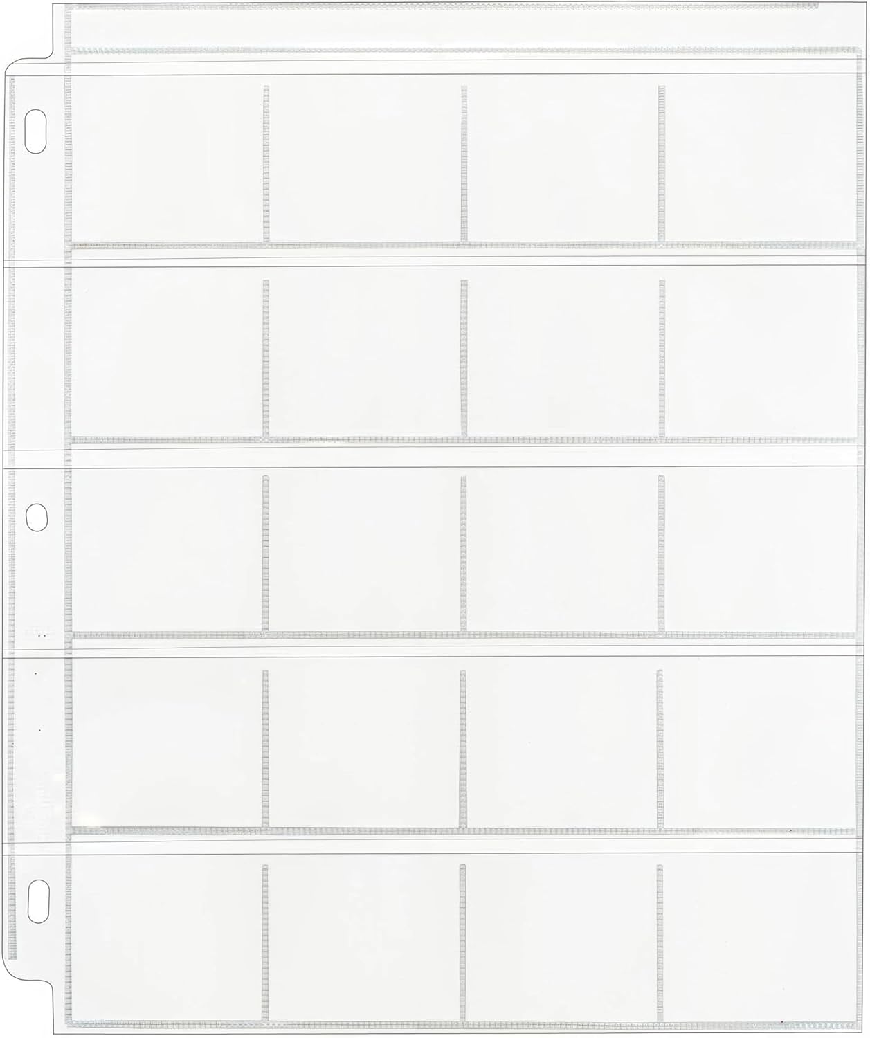 StoreSMART - Slide & Coin Page for 3-Ring Binders - Poly Archival-Safe Plastic - 10-Pack - LC20-10