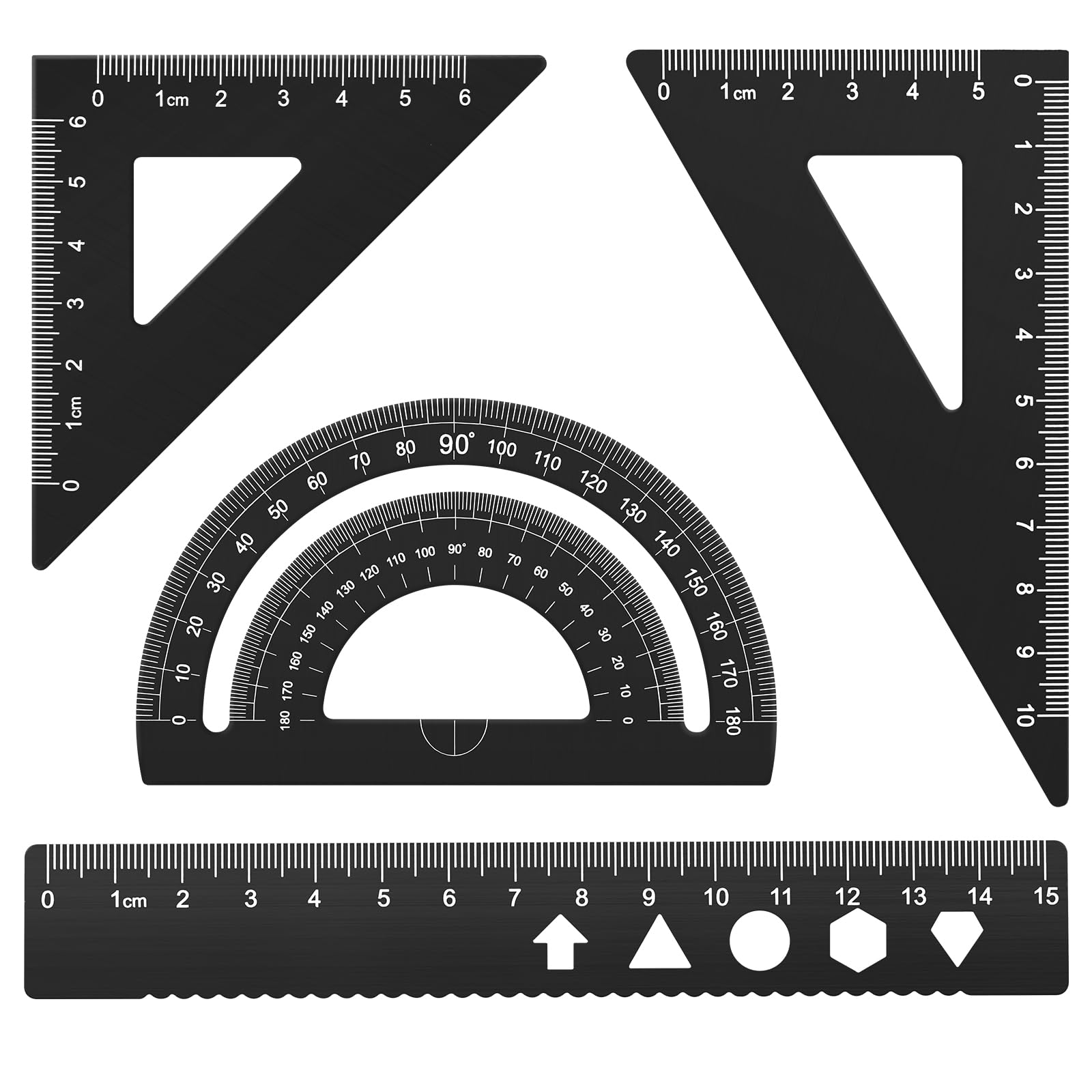 Triangular Ruler Set Square Image Snapklik.com : MSDADA Triangle Ruler, Protractor, Square And Ruler Set ...