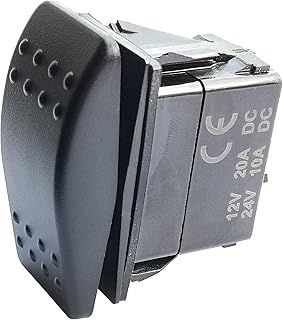 Momentary Motor Polarity Reverse reversing Rocker Switch Control DPDT DC 12V or 24V