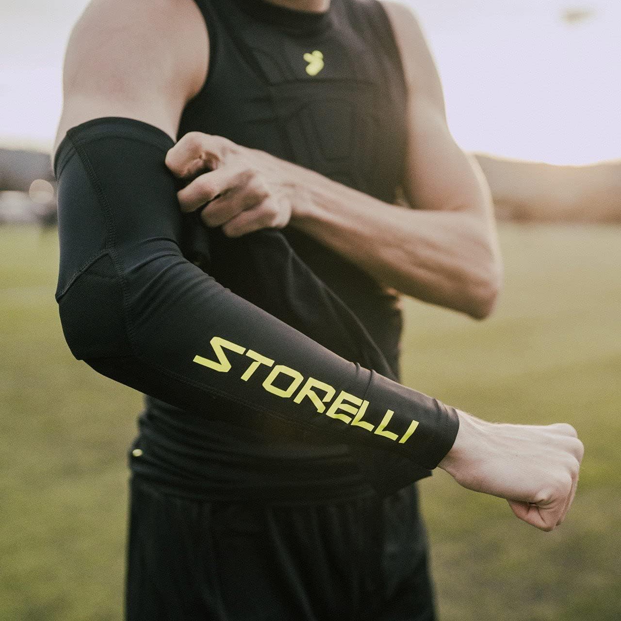 Storelli BodyShield Arm Guards | Protective Soccer Elbow Pads : Sports & Outdoors