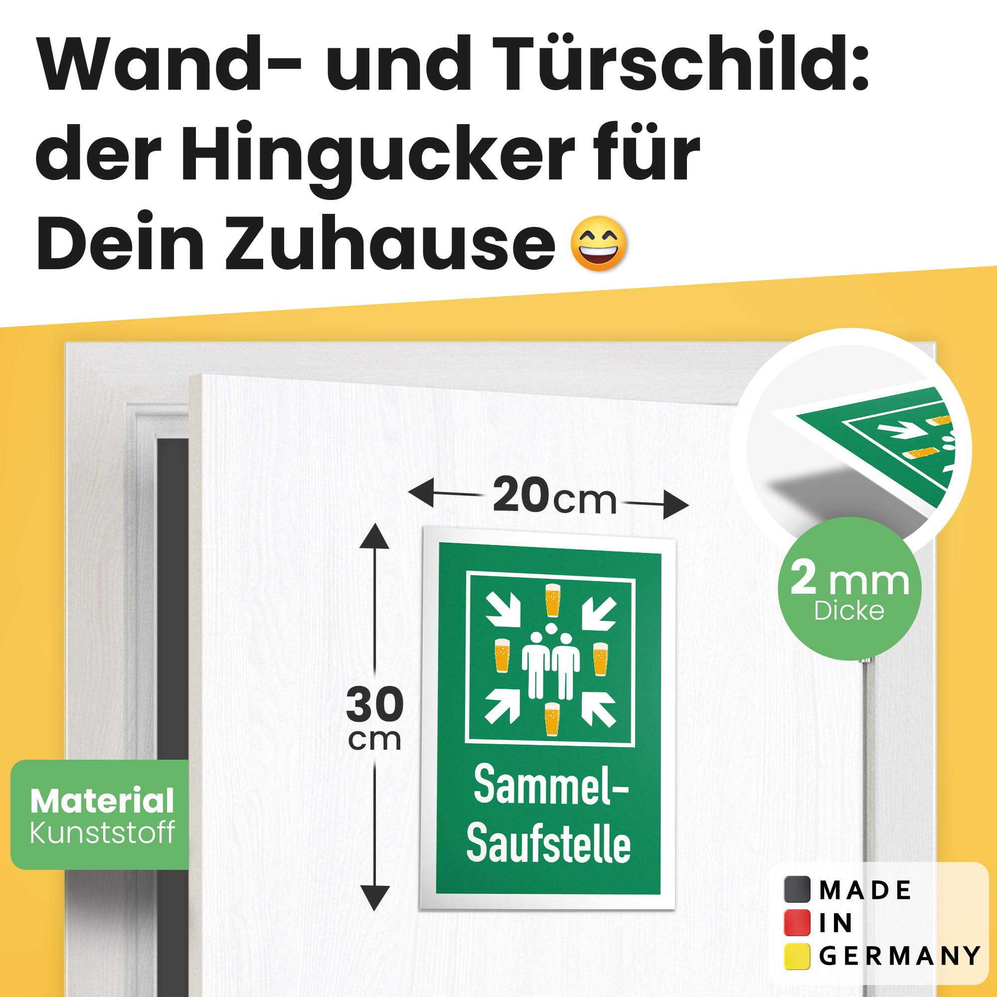 DankeDir! Panneau En Plastique 30 X 20 Cm - Requiste Alcool Cadeau Fête Photo Booth JGA - Idée Cadeau Amusante - Décoration D'anniversaire - Décoration De Fête