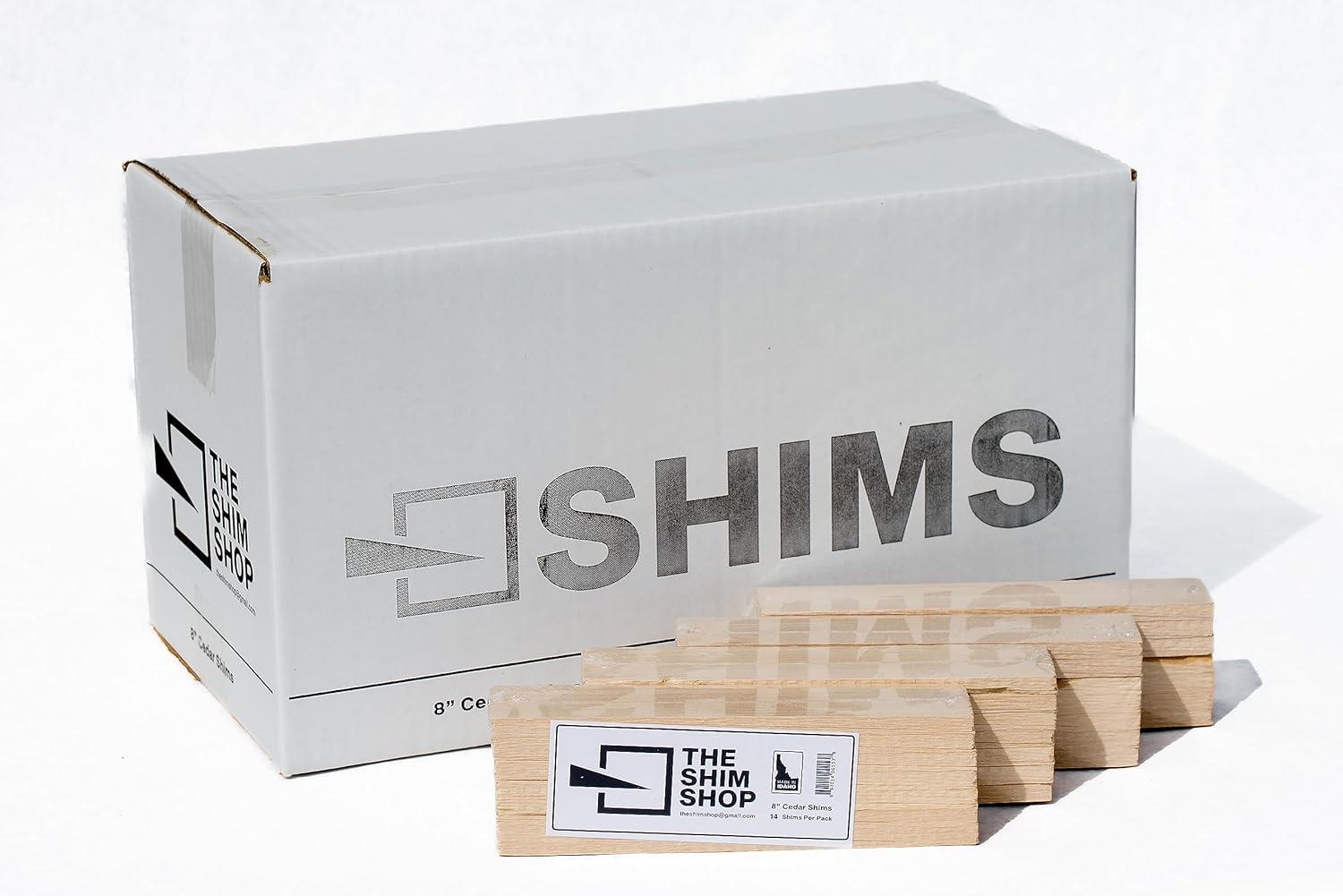 Cedar Wood Shims 420 count contractor bulk case, 100 kiln
