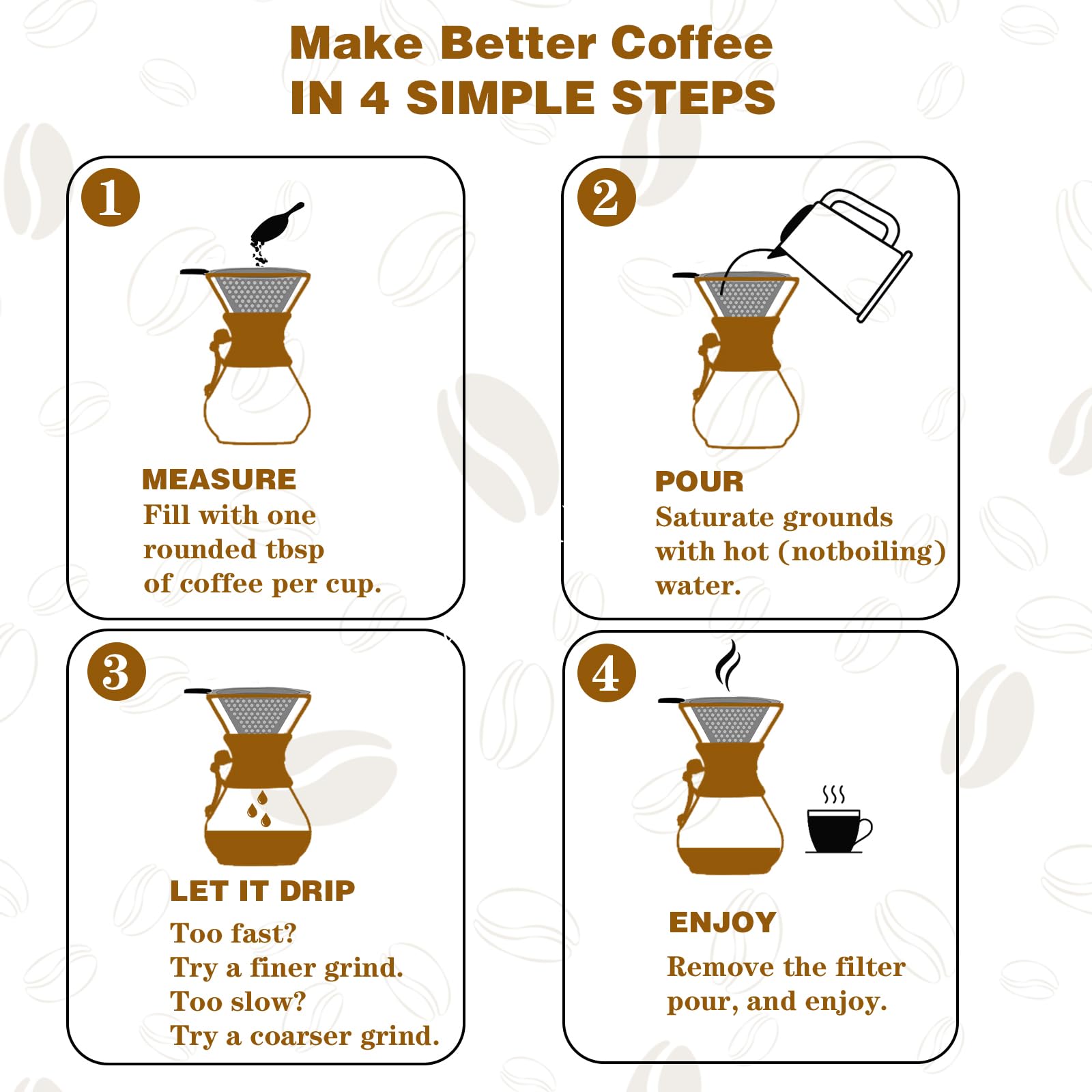 Cafetera vertida con filtro de goteo de acero inoxidable reutilizable, jarra de café de vidrio de borosilicato sin plomo con collar de madera moderno para 1-6 tazas, transparente circular 5
