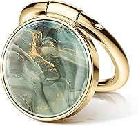 Vista 8 de GVIEWIN Soporte de anillo para teléfono celular con purpurina, soporte metálico con agarre, rotación de 360°, compatible con iPhone 17/16/15/14/Pro