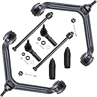 Vista 550 de Detroit Axle - Kit de suspensión frontal de 8 piezas para Dodge Journey 2009-2015, 2 brazos de control inferiores, 2 rótulas, 2 varillas