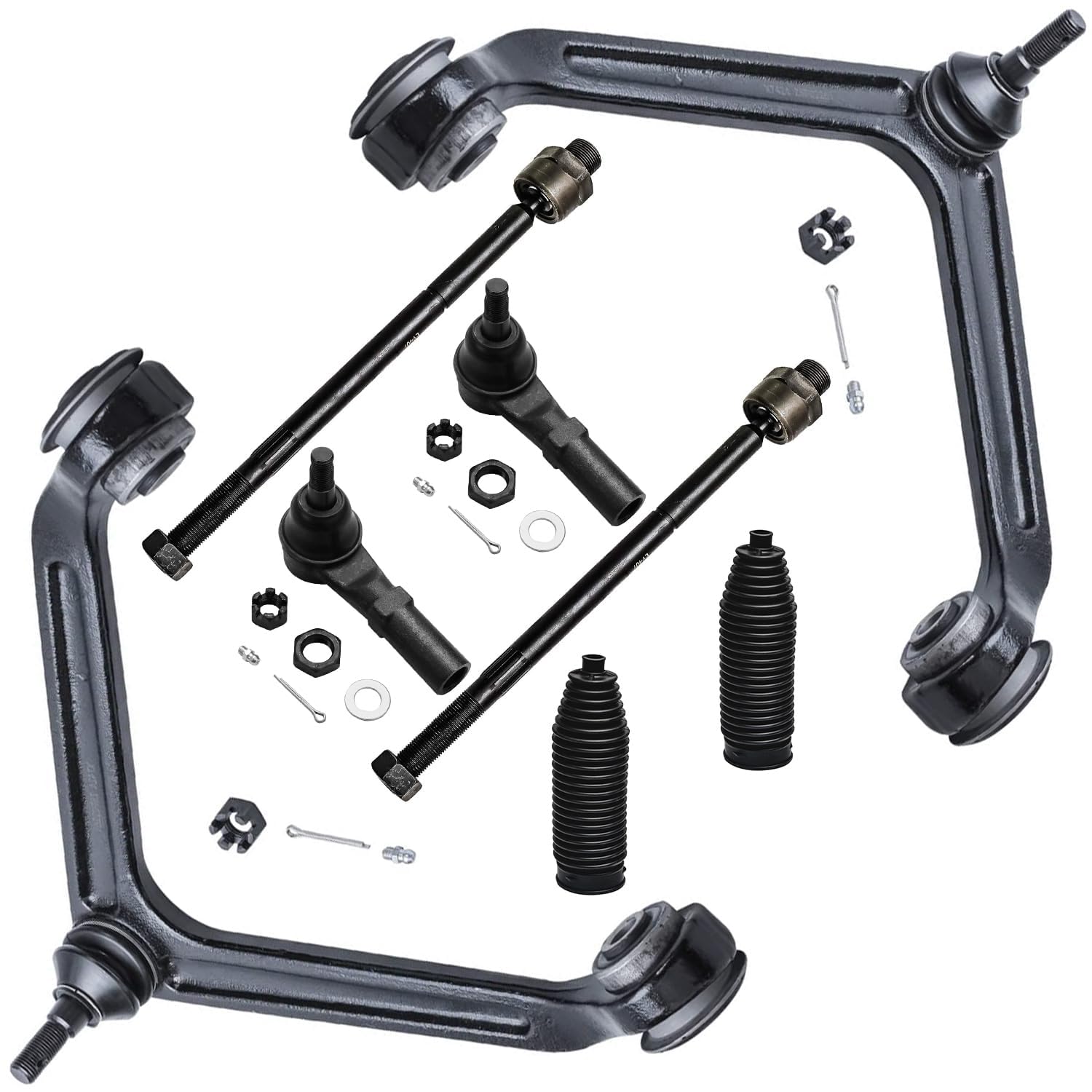 Detroit Axle - 8pc Front End Suspension Kit for 2002-2005 Dodge Ram 1500 2