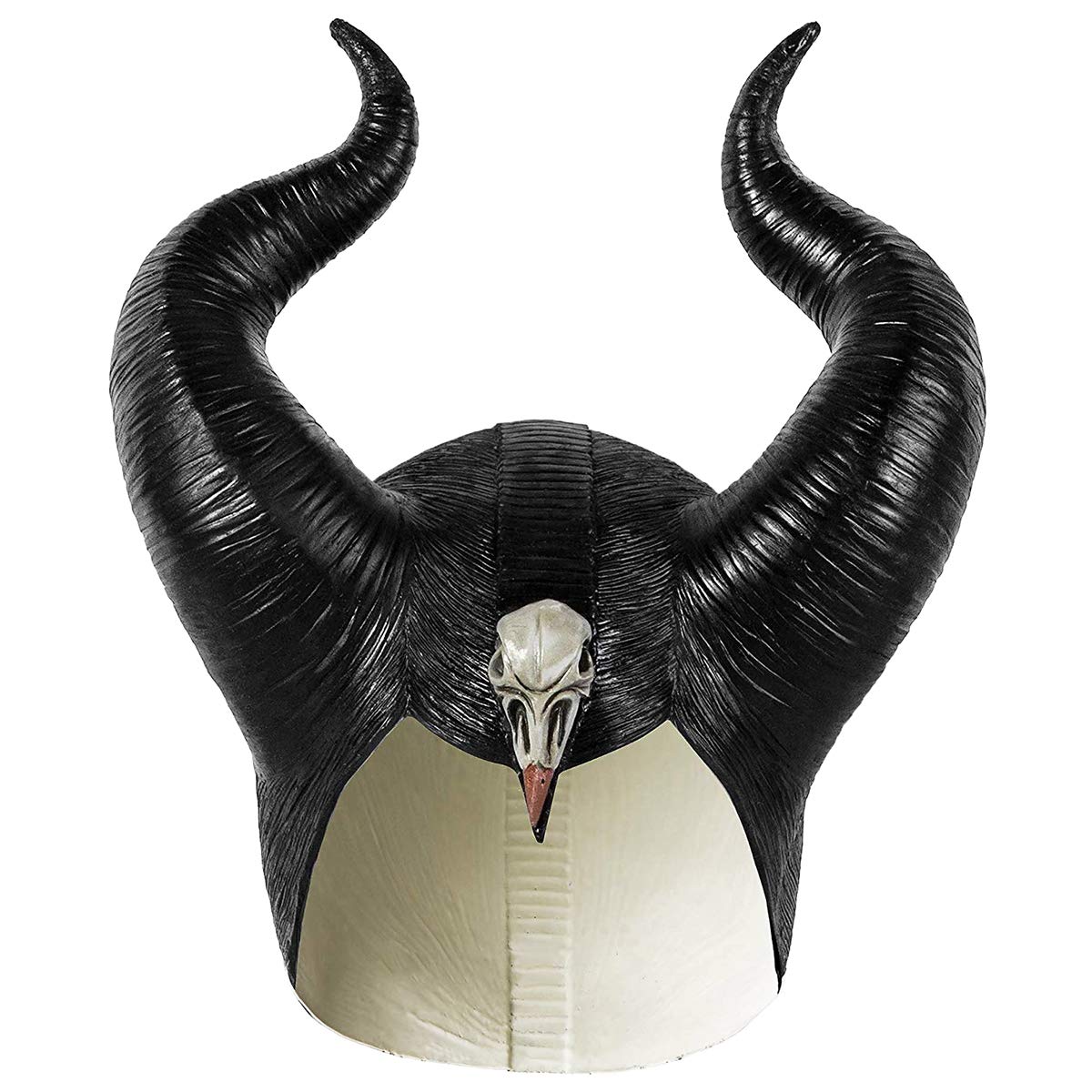 zhongcai Maleficent Movie Cosplay mask Deluxe Black Horn Helmet Halloween