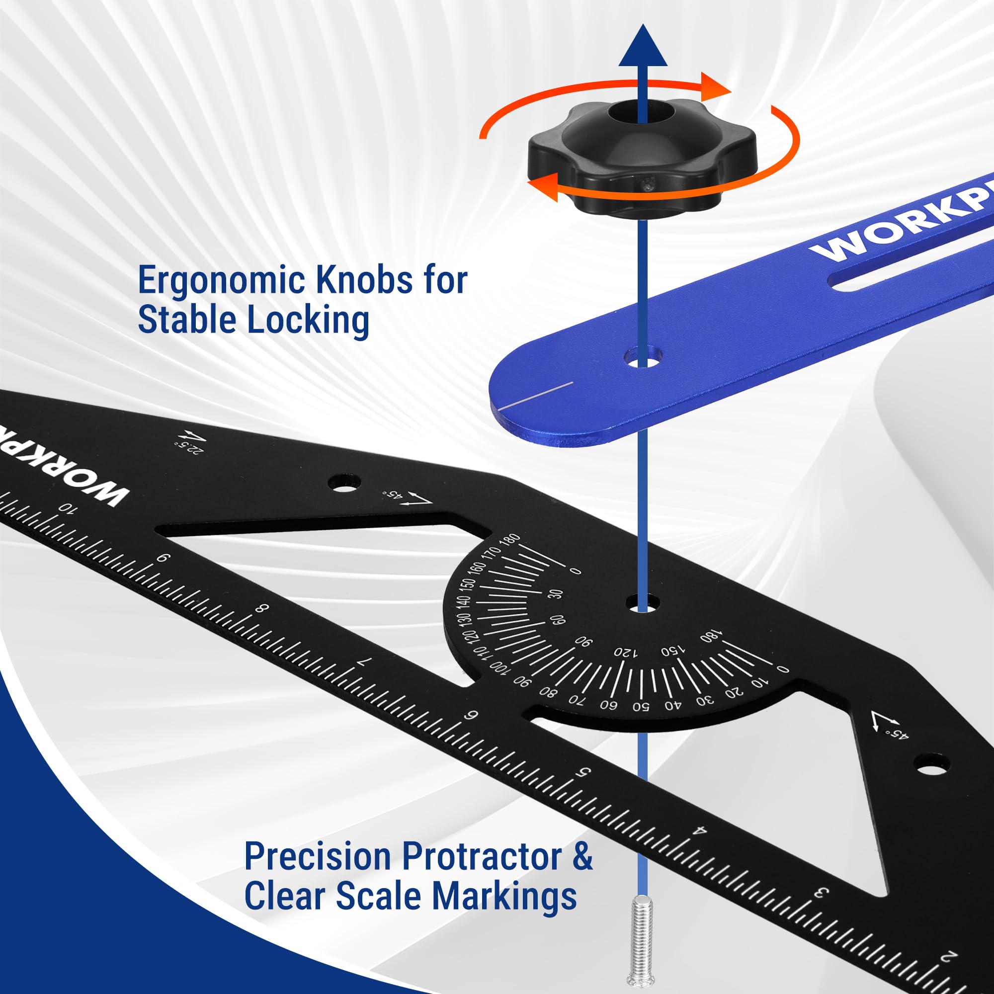 WORKPRO Stair Tread Template - Precise Fitting -5