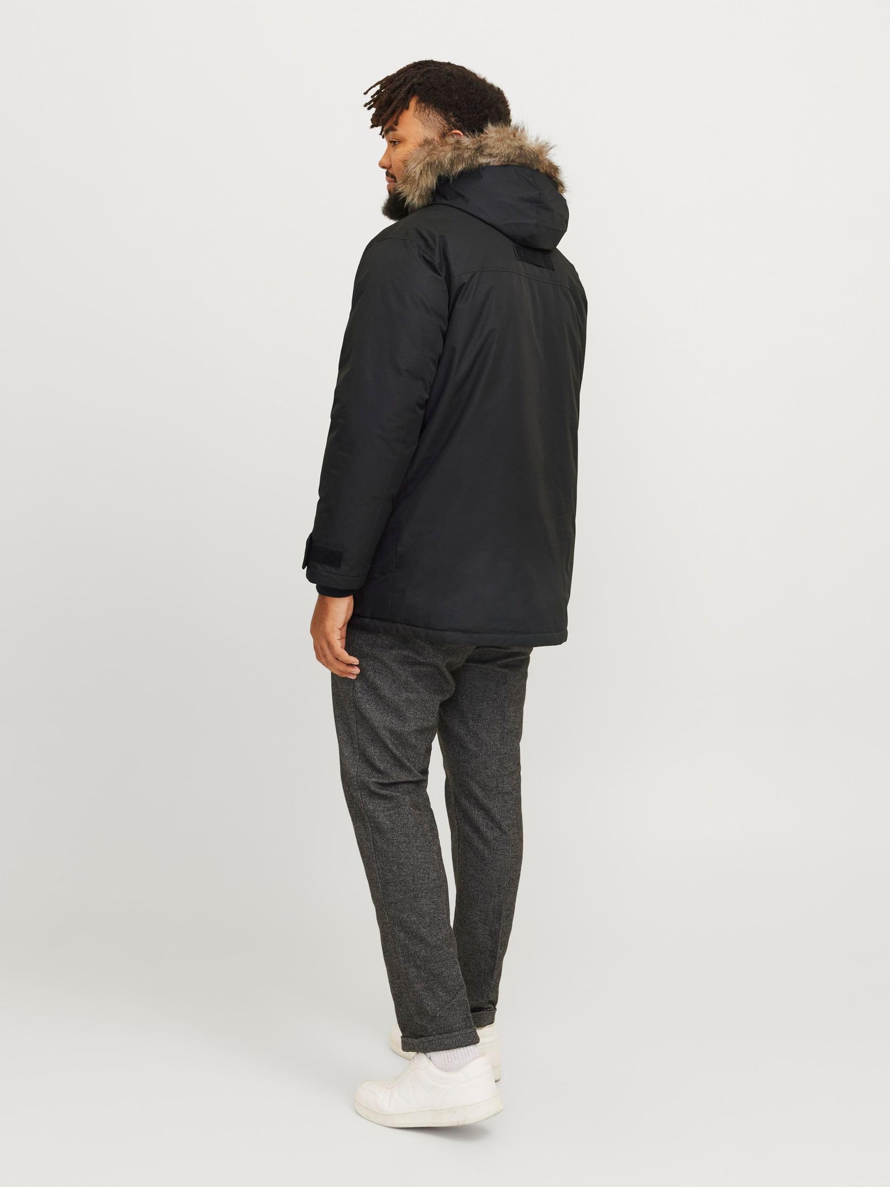 JACK & JONES Męska parka Plus Size Parka