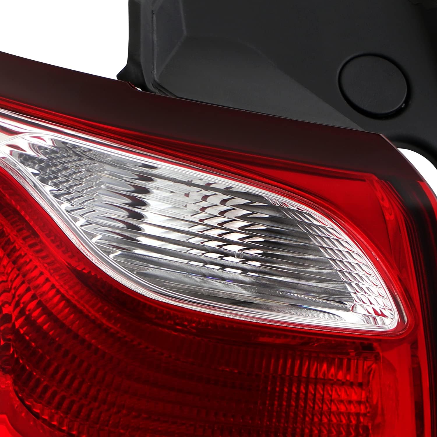 AKKON - Fits 2018 2019 2020 Chevy Equinox w/Incandescent Chrome Red Tail Light Brake Lamp Outer Driver Left Side Replacement