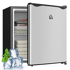 HOMCOM Mini Freezer 1.1 Cu.Ft Silver