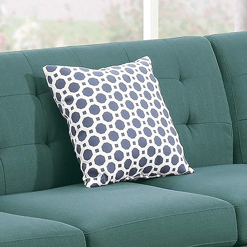 Miniatura 7 de Poundex PDEX-F6955 Sofás, Laguna Laguna,Negro -,Gris