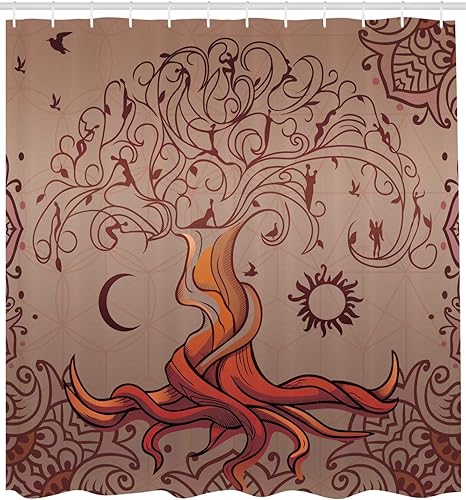 Miniatura 2 de Ambesonne Decor Collection cortina para regadera de baño de poliéster