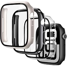 Misxi 4-Pack Case with Screen Protector for 46mm Apple Watch Series 11/10