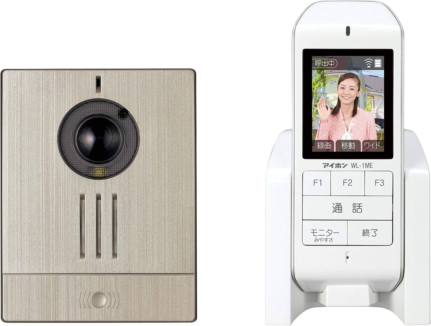 Amazon.co.jp: ドアホン インターホン ワイヤレス 子機電池式 配線工事