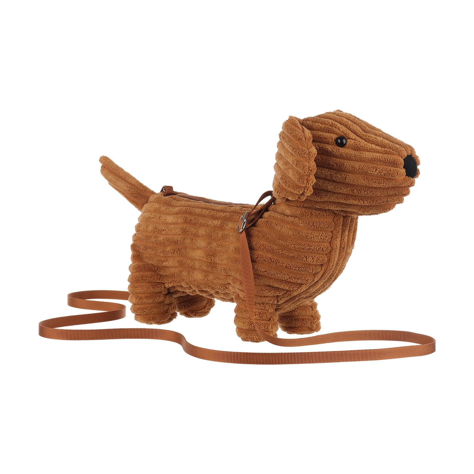 Aprikosenfarbener Dackel Schlüsselanhänger – Weicher Plüsch, 14 Cm, Süßes Geschenk Für Kinder