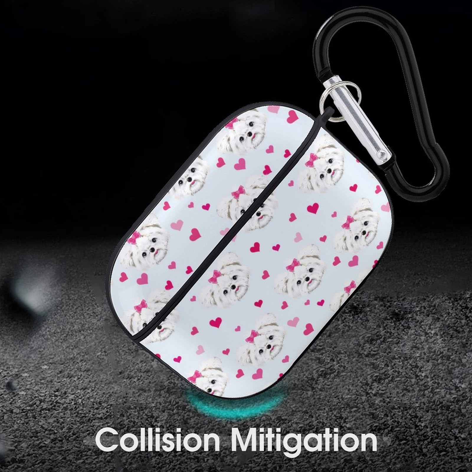 Amazon | マルチーズ ハート ラブ AirPods Pro2 ケース 2022年9