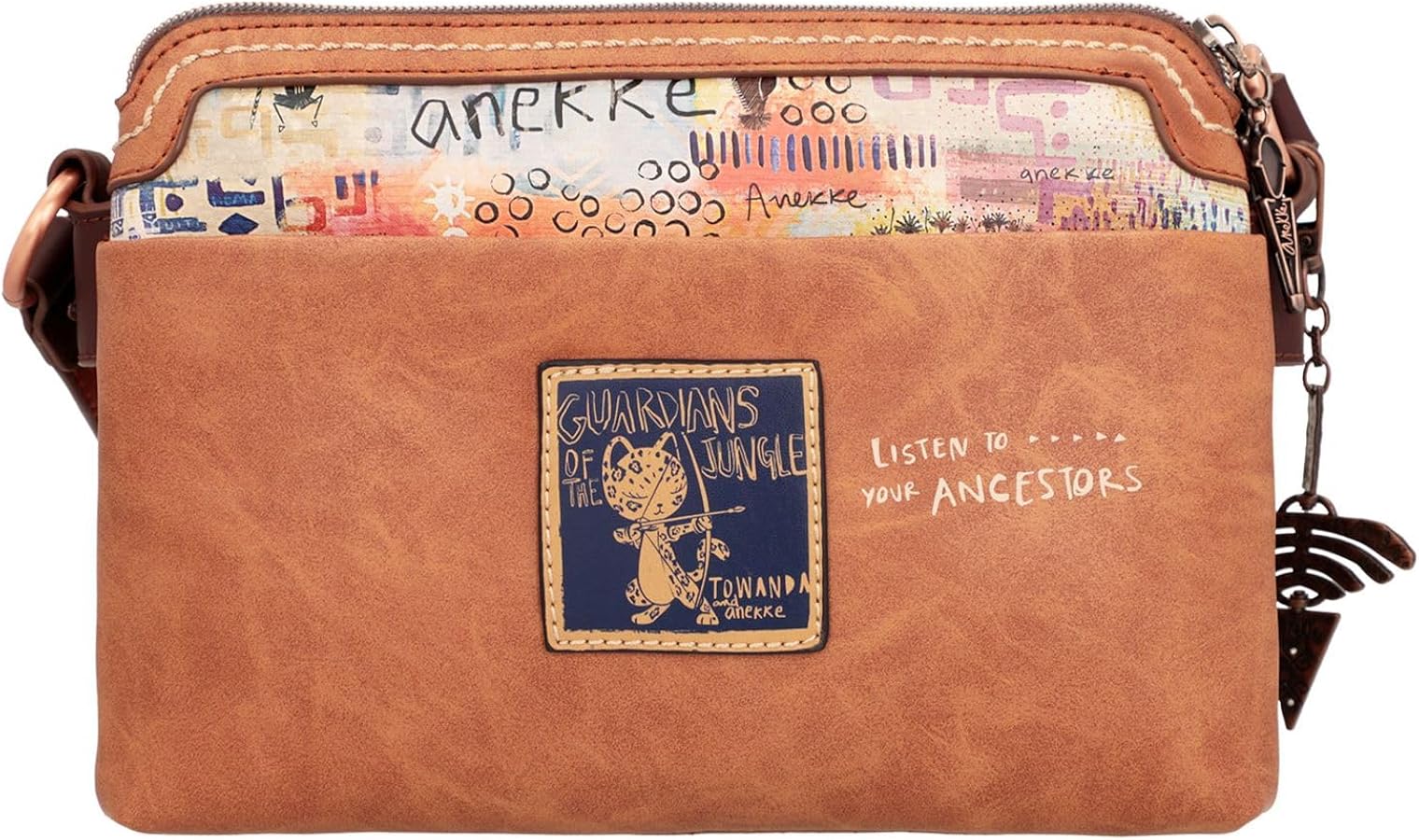 Anekke Menire Printed Crossbody Bag M Multicolor