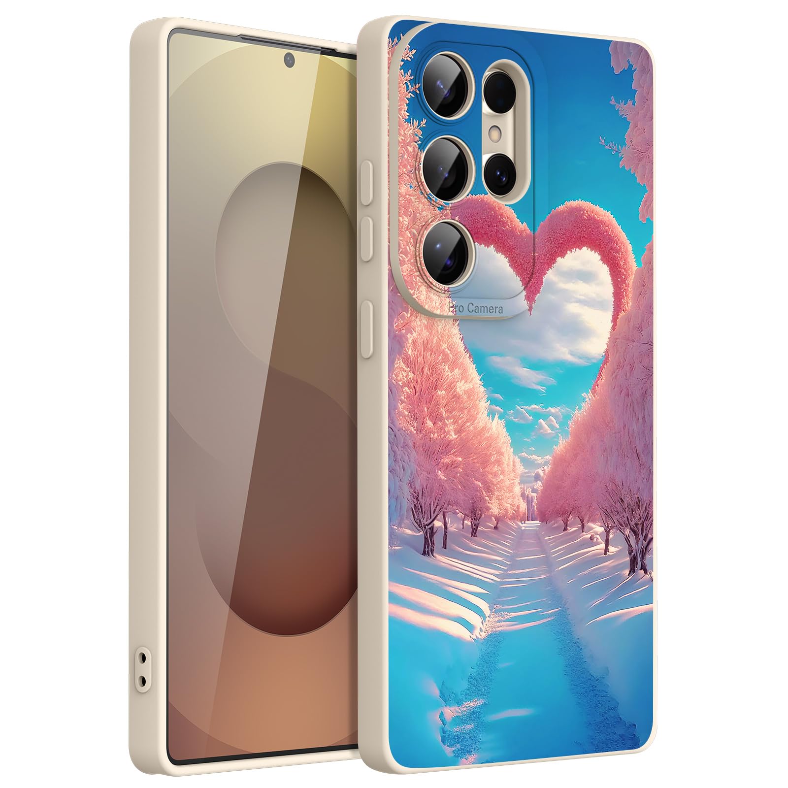 Compatible with Samsung Galaxy S25 Ultra case.Soft TPU Phone Cover Bumper Shockproof Print Pattern.Matte case Anti-Slip Anti-Fingerprint.6.9 inch (