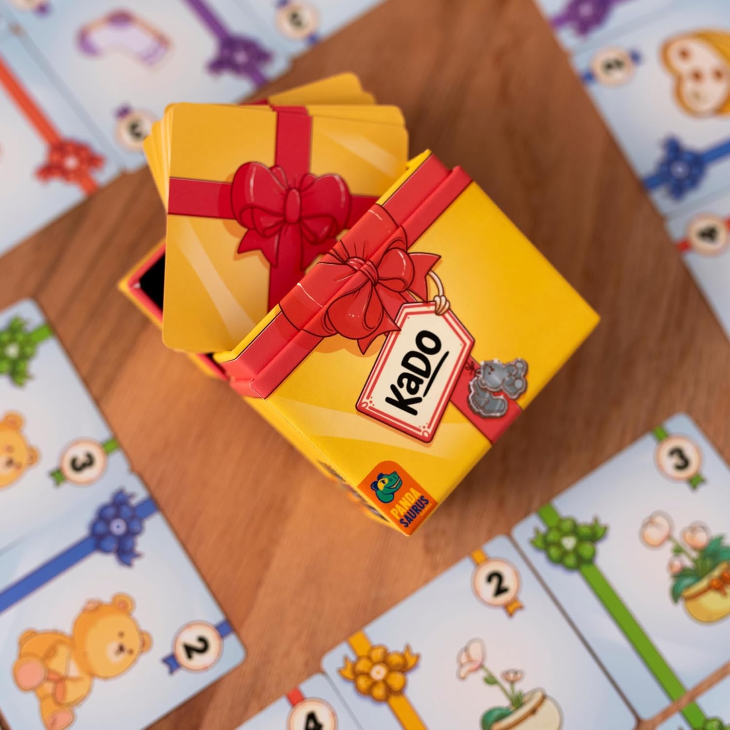 Kado Card Game - Build Your Gift Grid and Outsmart Opponents in a Tactical Gifting & Deduction Strategy Game for Kids & Adults, Ages 8+, 2-5 Players, 15 Minute Playtime