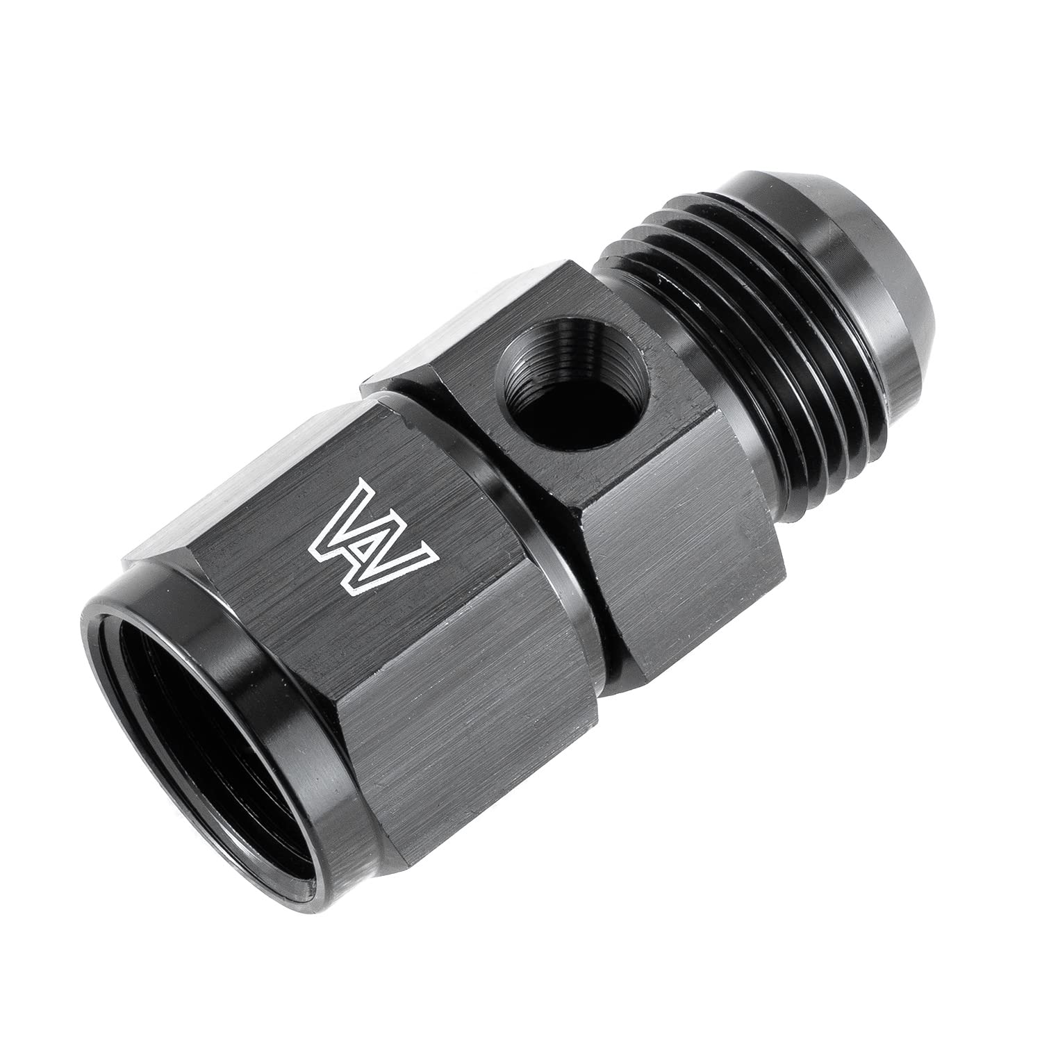 10AN Female to 10AN Male with 1/8 NPT Side Port for Gauge Sensor