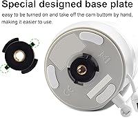 Vista 3 de LEFXMOPHY AL - Soporte de pared compatible con OKAIDI OD8050 / OD8051 / OD8052 Soporte de cámara para monitor de bebé con soporte de placa base