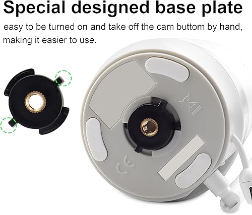 Miniatura 3 de LEFXMOPHY AL - Soporte de pared compatible con Blemil Baby BL9052 BL9052-2 BL9046-2 Soporte de cámara para monitor de bebé con soporte de placa base