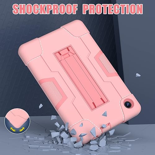 Miniatura 6 de Bingcok Funda para TCL TAB 8 LE, TAB 8 LE para niños, resistente y resistente, híbrida de cuerpo completo, a prueba de golpes, protección contra
