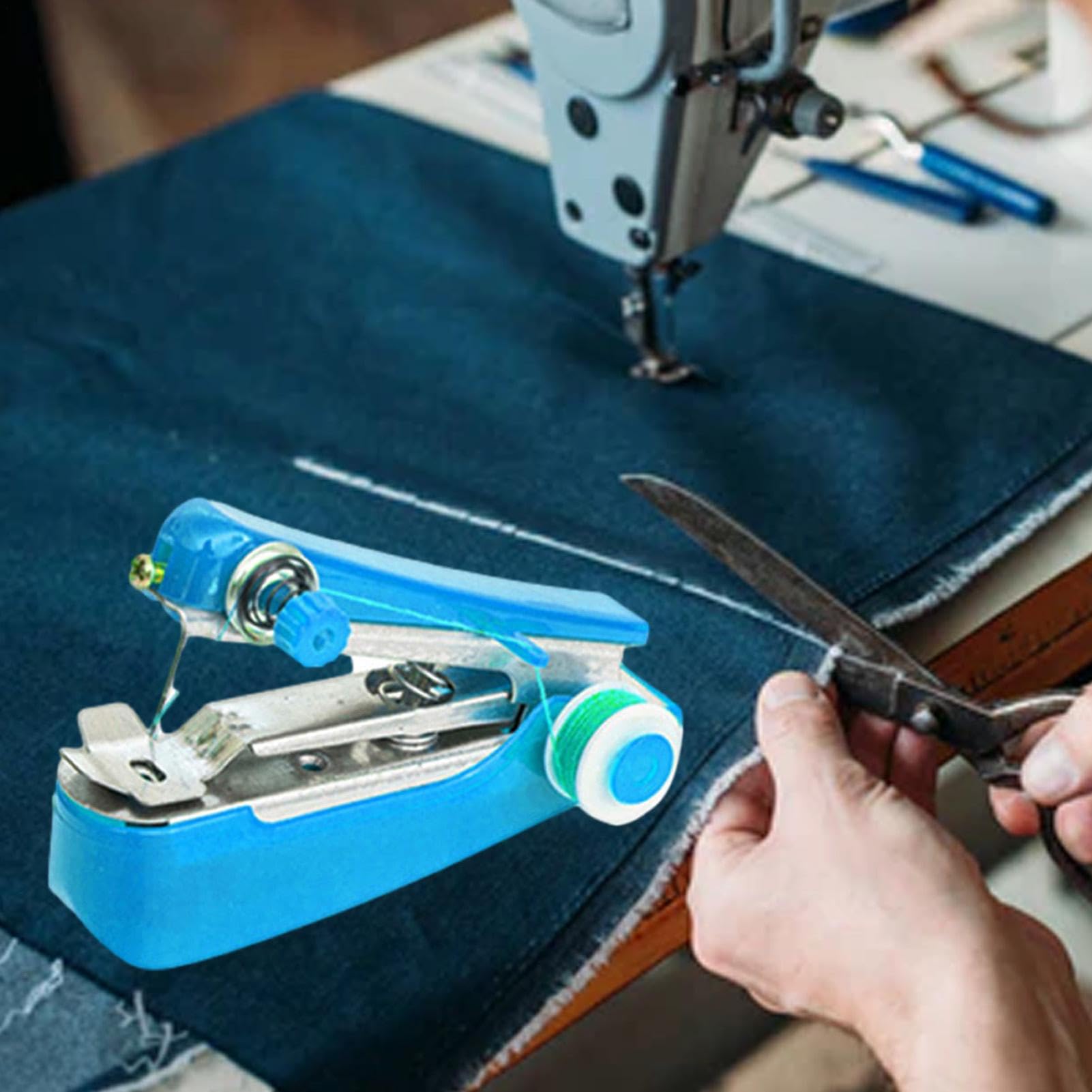 Mini-Nähmaschine - Handstichgewebe, tragbarer Werkzeughersteller, Kompaktes manuelles Gerät | Langlebige Kreative Leichte Nähmaschine Für Kinder Anfänger Quilten Kleidung Vorhang Reparatur