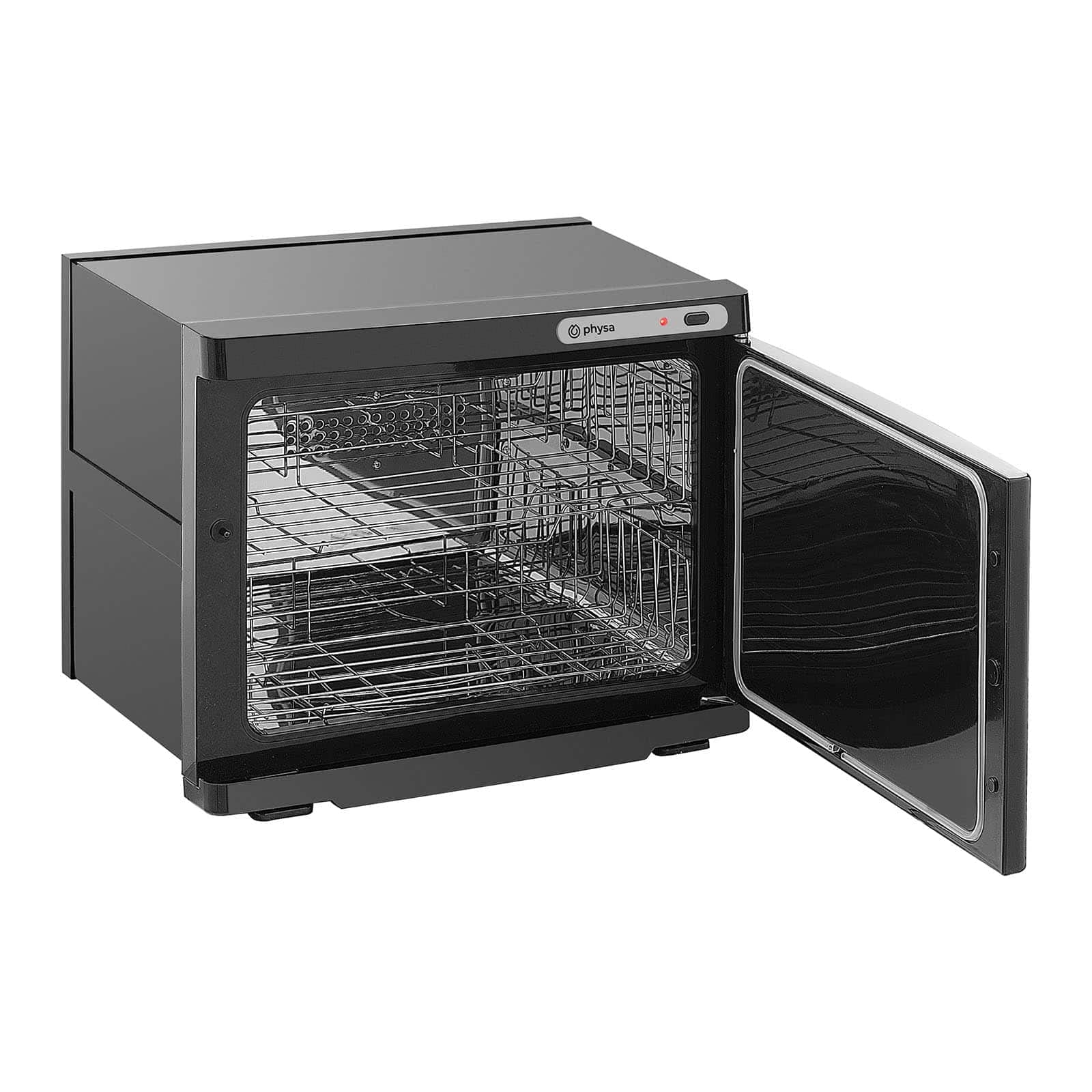 Physa Horno Calentador de Toallas Calientatoallas para Salón de Cosmética PHY-230TH-1_Black (Potencia: 230 W, Capacidad: 23 L, Temperatura: 70 °C, UV)