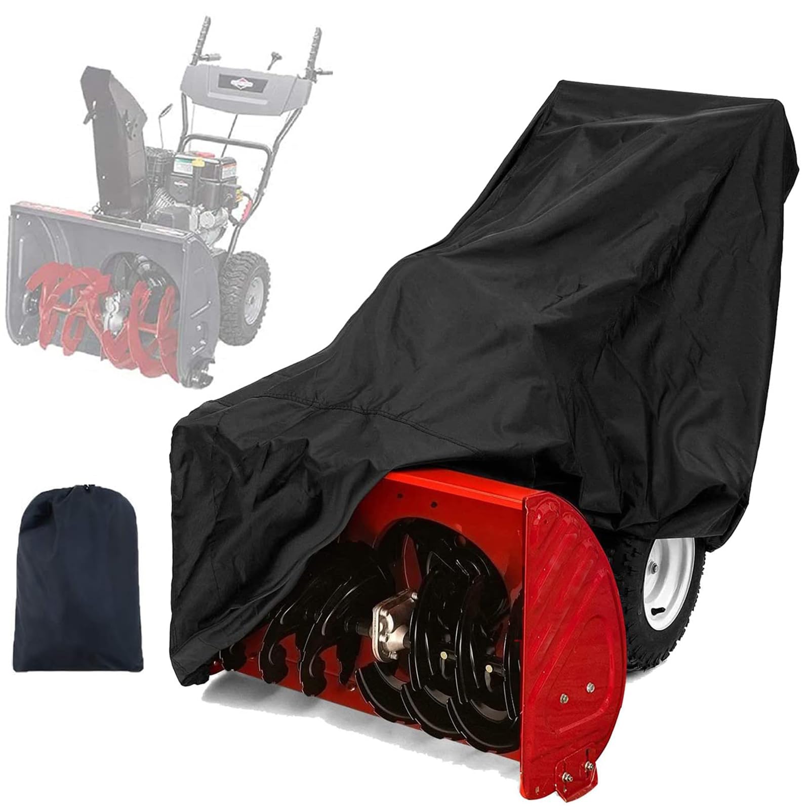 CGLEAM Snow Thrower Cover Blower Covers 600D Oxford Windproof Waterproof