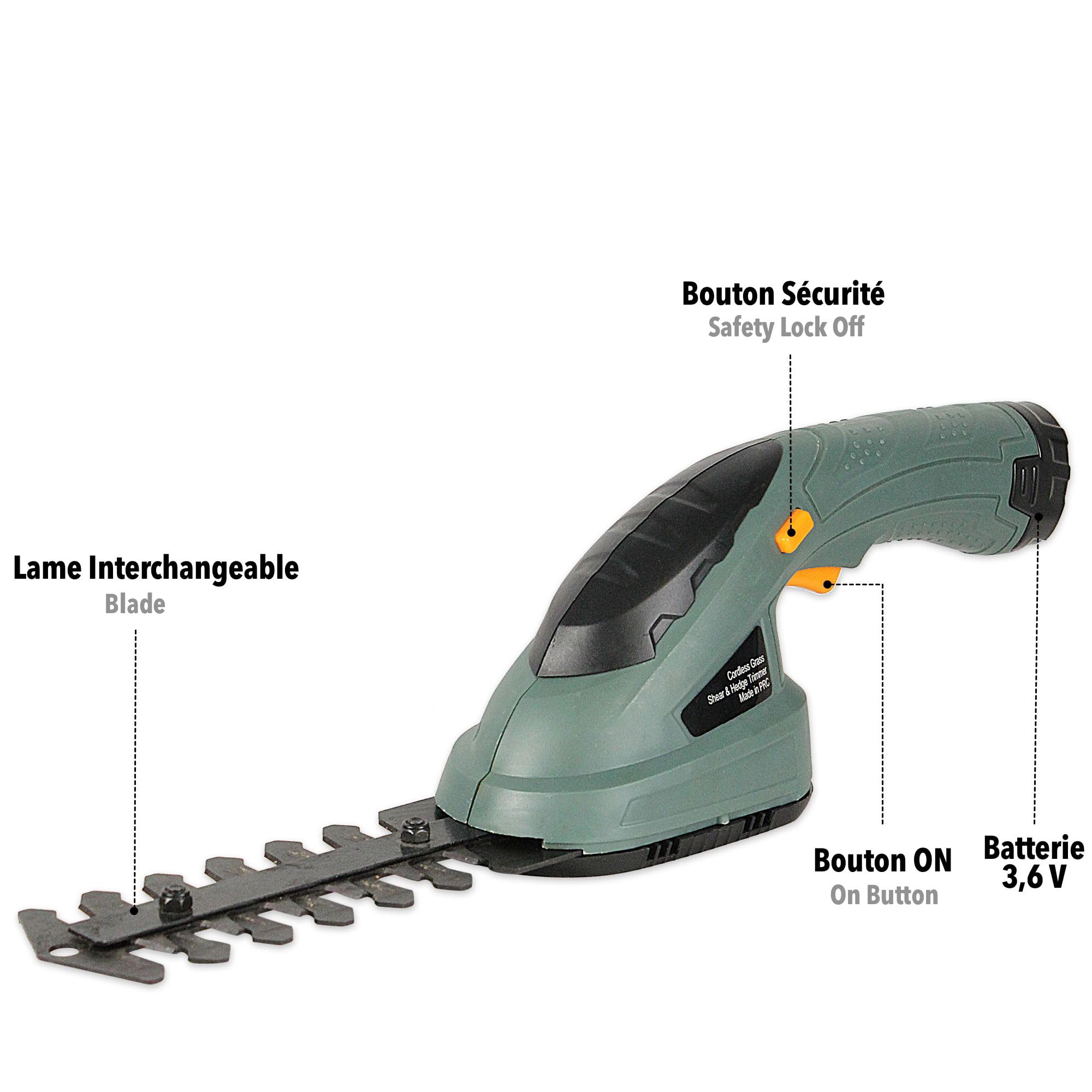 FISHTEC Akku für Rasenkantenstecher + Taille Haie - drahtlos
