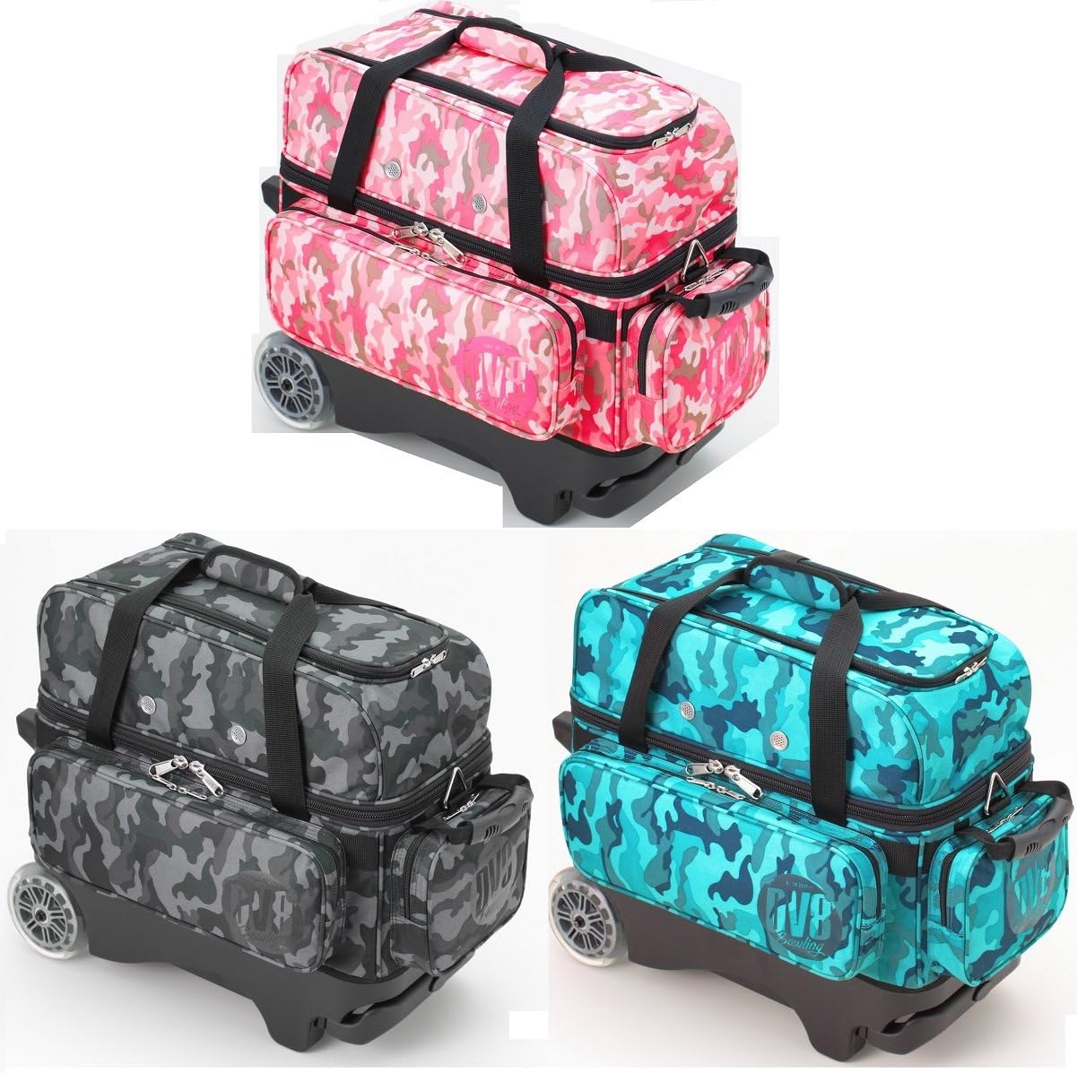Amazon.co.jp (DV8) Bowling Bag Camouflage Double Roller All In 3