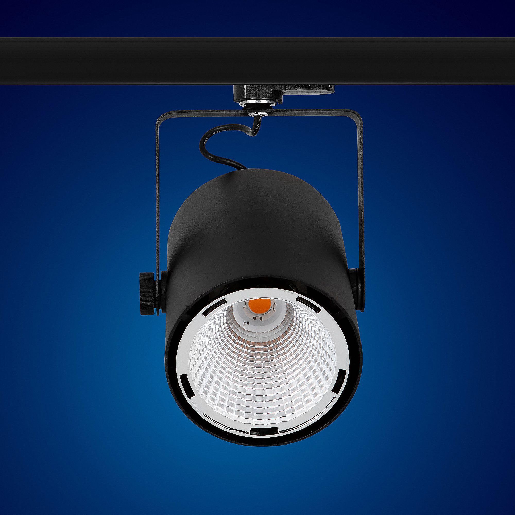 Mextronic 3-Phasen-LED-Strahler 40W F10B-D45 Warmweiss für Schienensystem