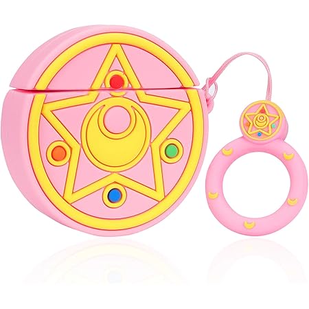 Amazon ケース For Airpods 2 1 キャラクター かわいい イヤーチップ シリコン おしゃれ 落下防止 衝撃を防ぐ アニメ 可愛い 漫画 萌え ダストガード Airpod 第2世代 第1世代に適用 カバーair Pods Pink Stars N X イヤホン ヘッドホンケース