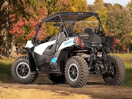 Miniatura 5 de Guardabarros SuperATV para 2018+ Can Am Maverick Trail (ver lista completa de ajustes)  Durabilidad extrema  Protege contra rocas, suciedad, arena y