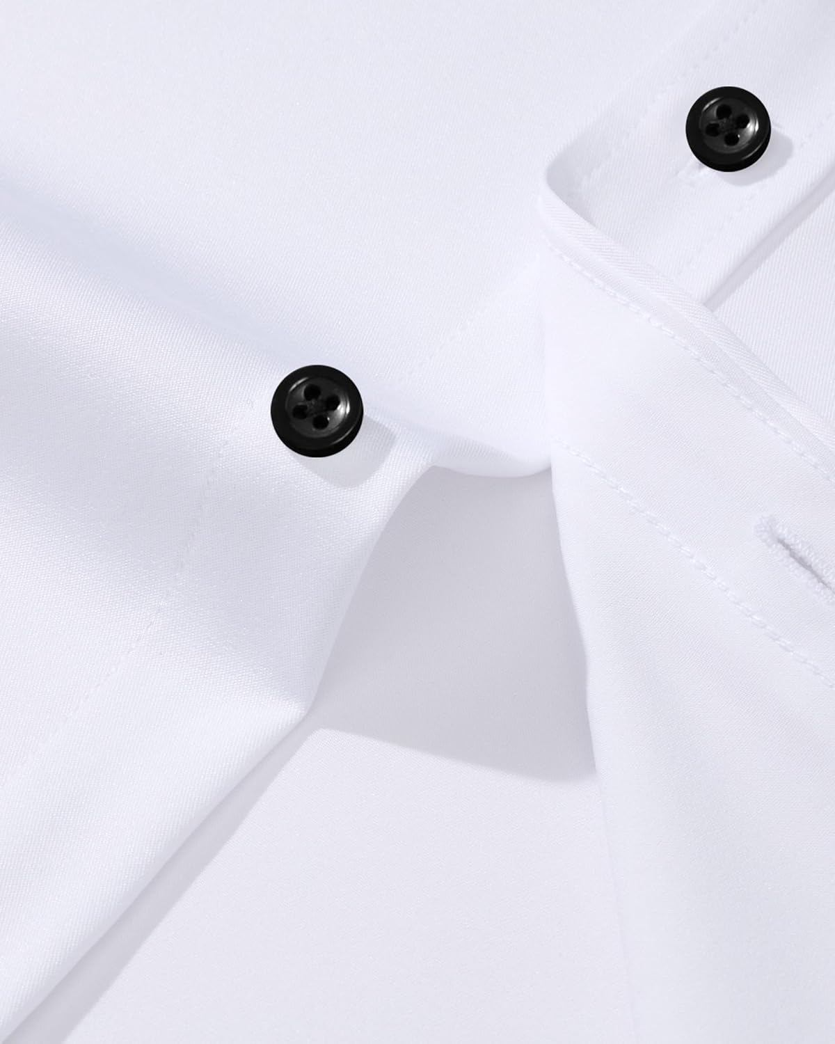 Alimens & Gentle Men's Dress Shirts Long Sleeve Wrinkle Free Stretch Business Casual Wedding Button Down Shirt - Image 5