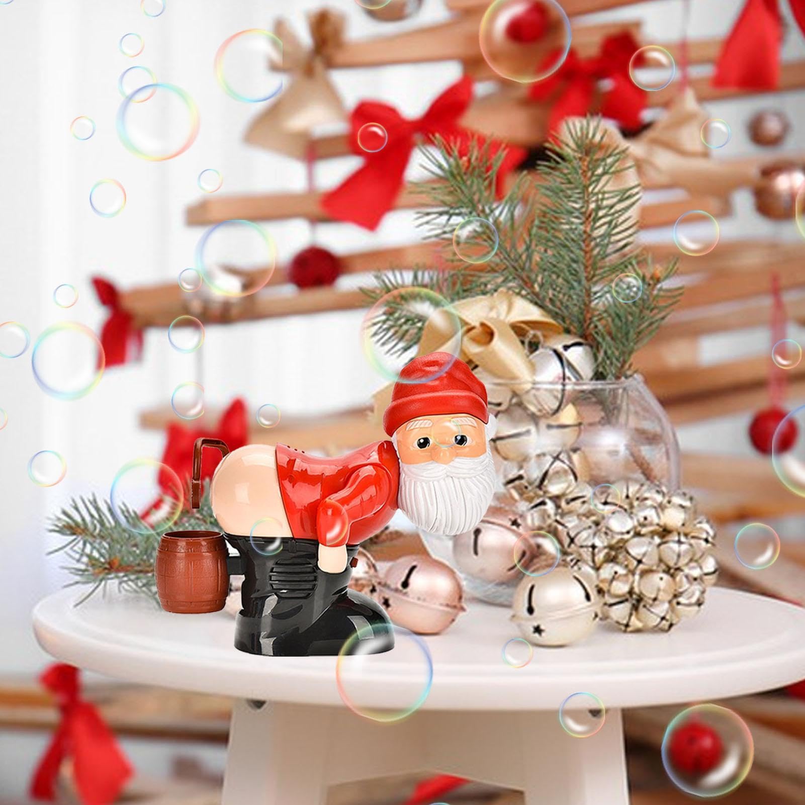 Machine À Bulles De Père Noël, Santa Machine À Bulles De Pet, Funny