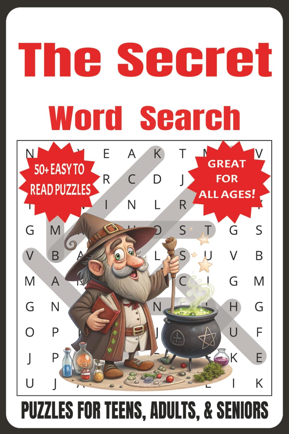 The Secret Word Search Puzzle Book: Word Searches with Easy to Read Print about Brain Games, Brain Busters, Brain Teasers, and More | 6x9 inches, 110 ... Vacations, Holidays and Leisure Times