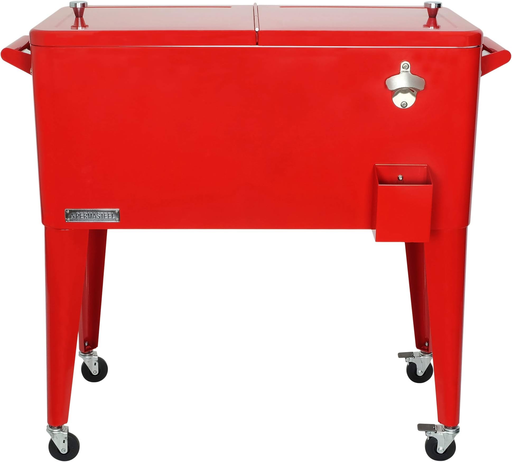 Permasteel PS-203 AM 80 Quart Portable Rolling Patio Cooler