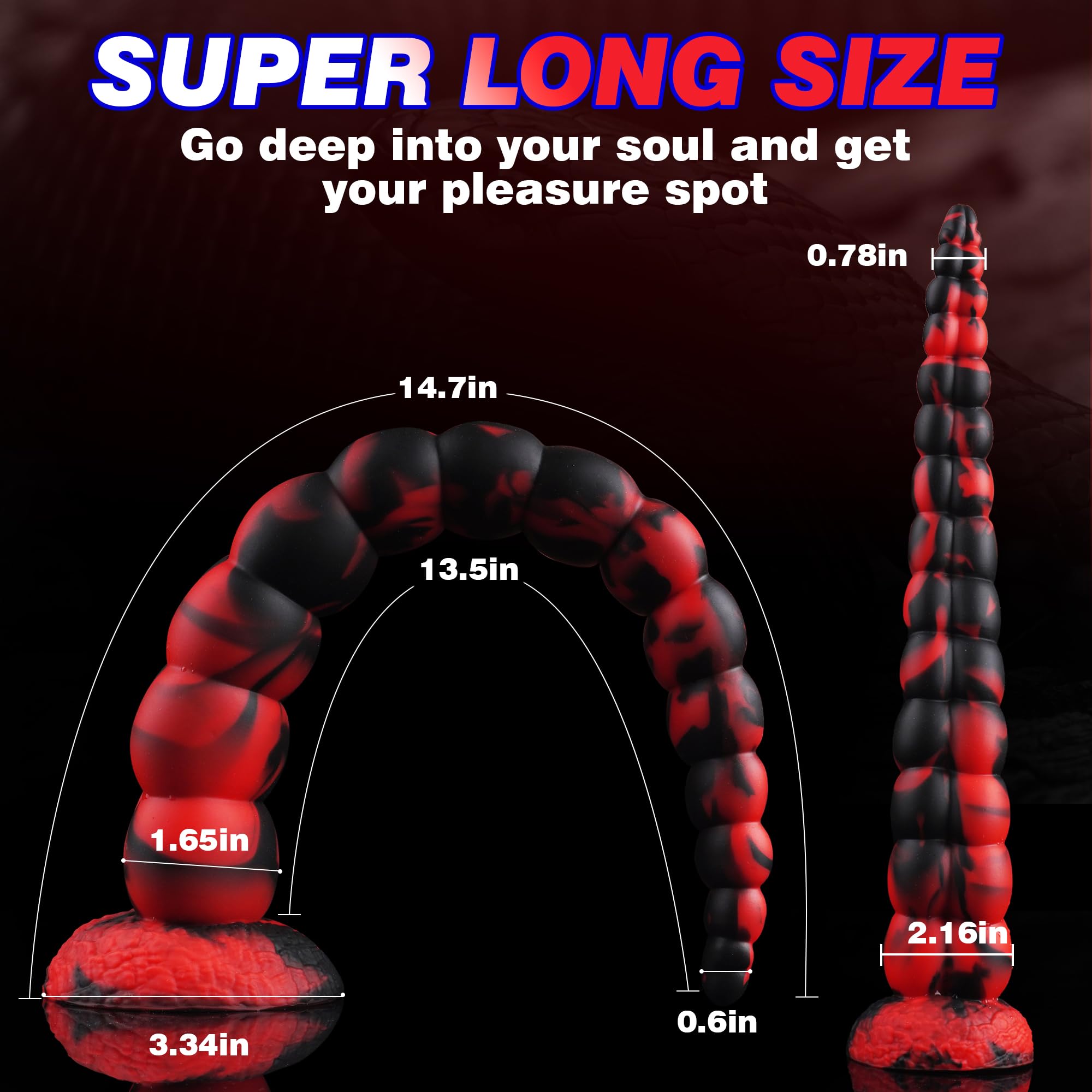 9.7" Monster Dildo and 14" Long Dildo