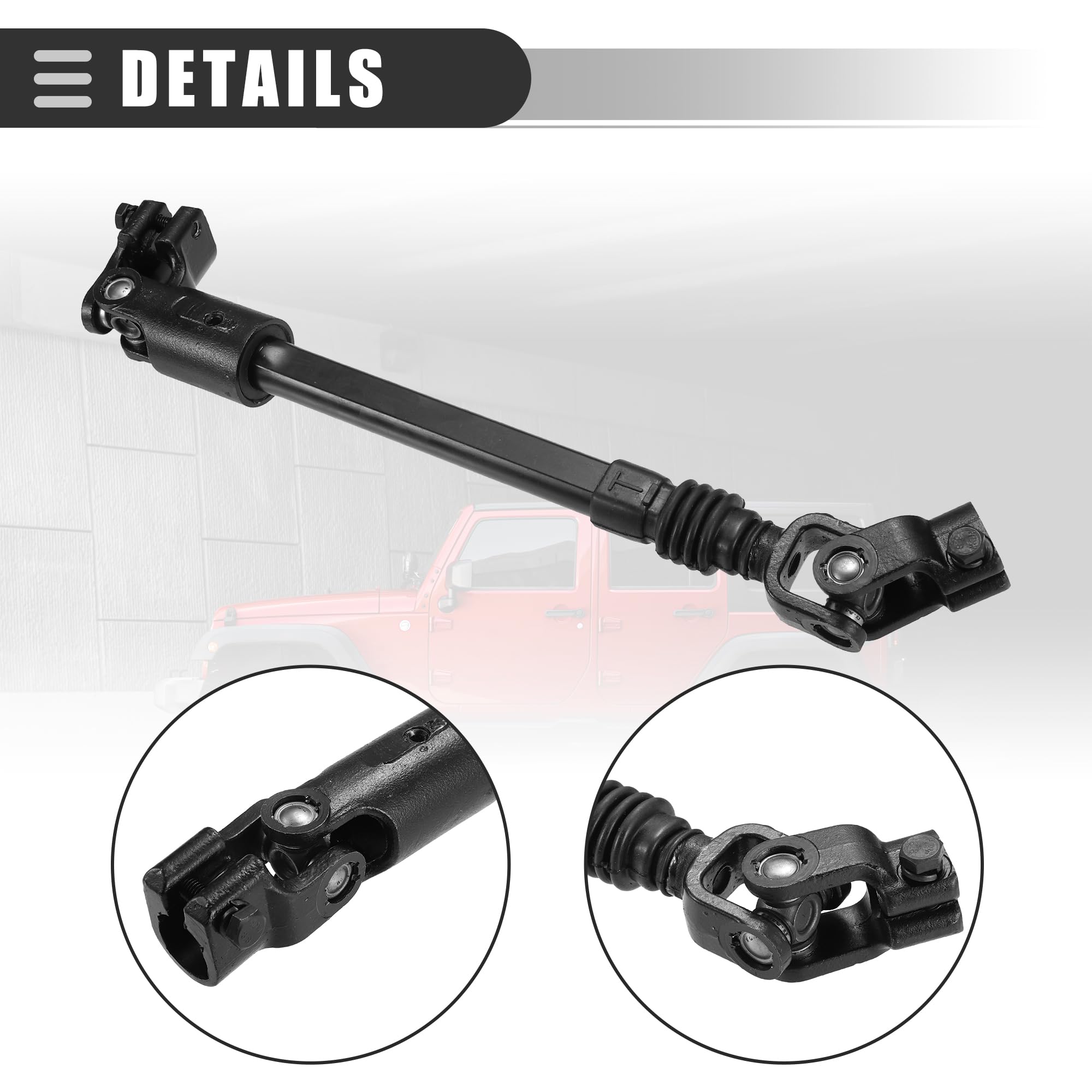 Amazon.com: Motoforti Lower Power Steering Shaft, for Jeep 