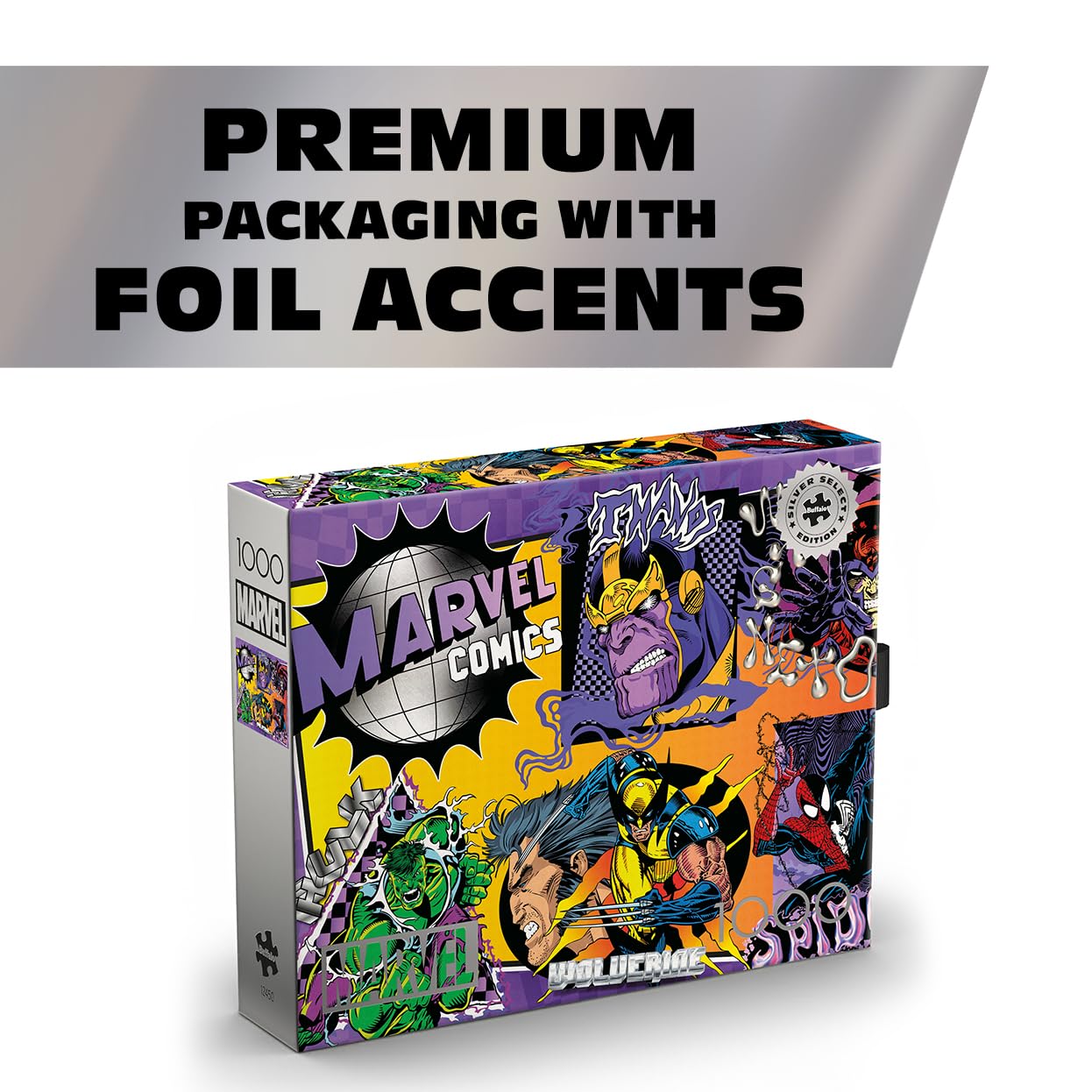 Amazon.com: Buffalo Games – Marvel Comics - 1000 Piece Silver