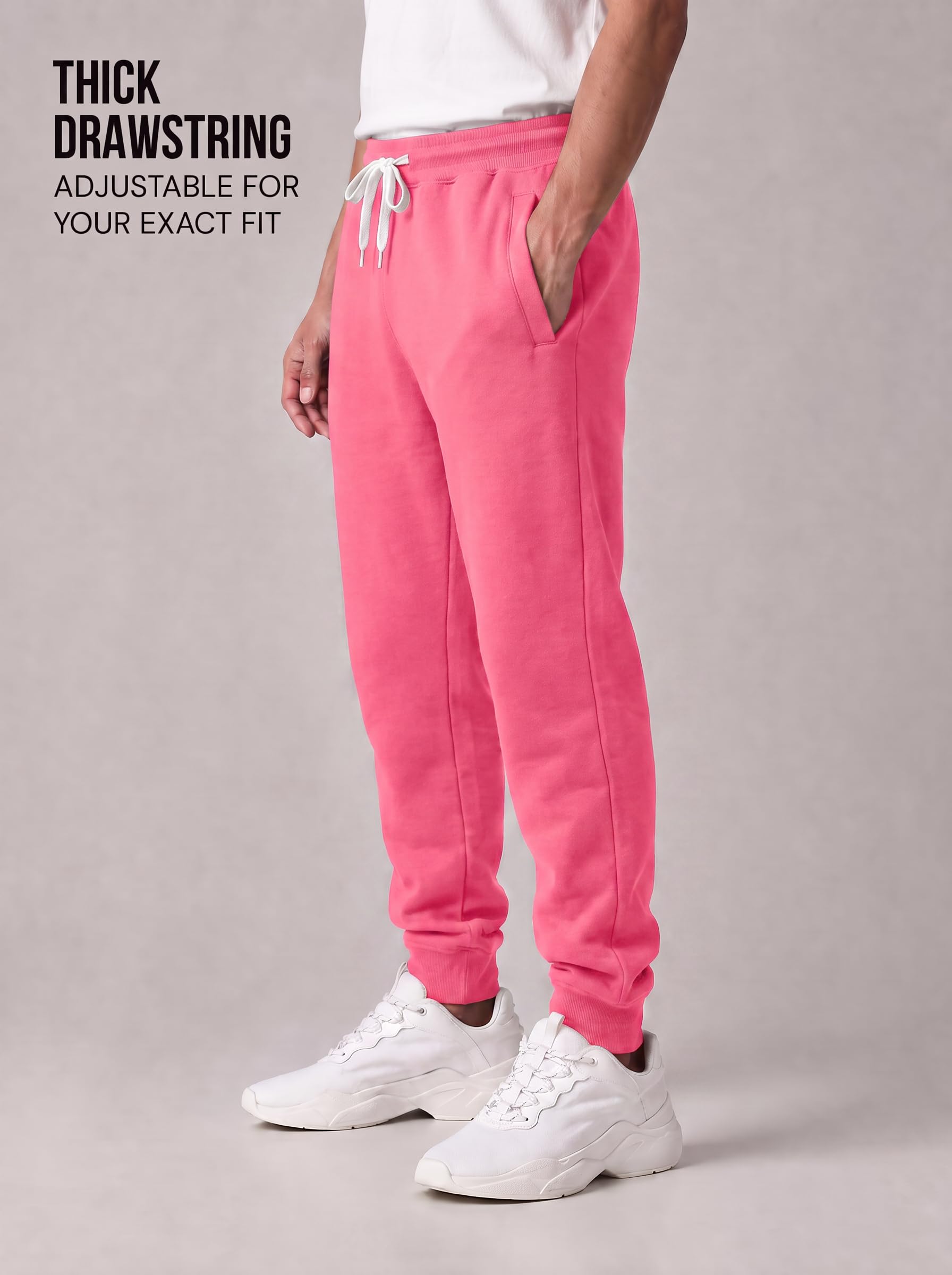Southpole Basic Active Fleece Jogger Spodnie - Regularne I Duże I Wysokie Rozmiary - Spodnie dresowe Mężczyźni