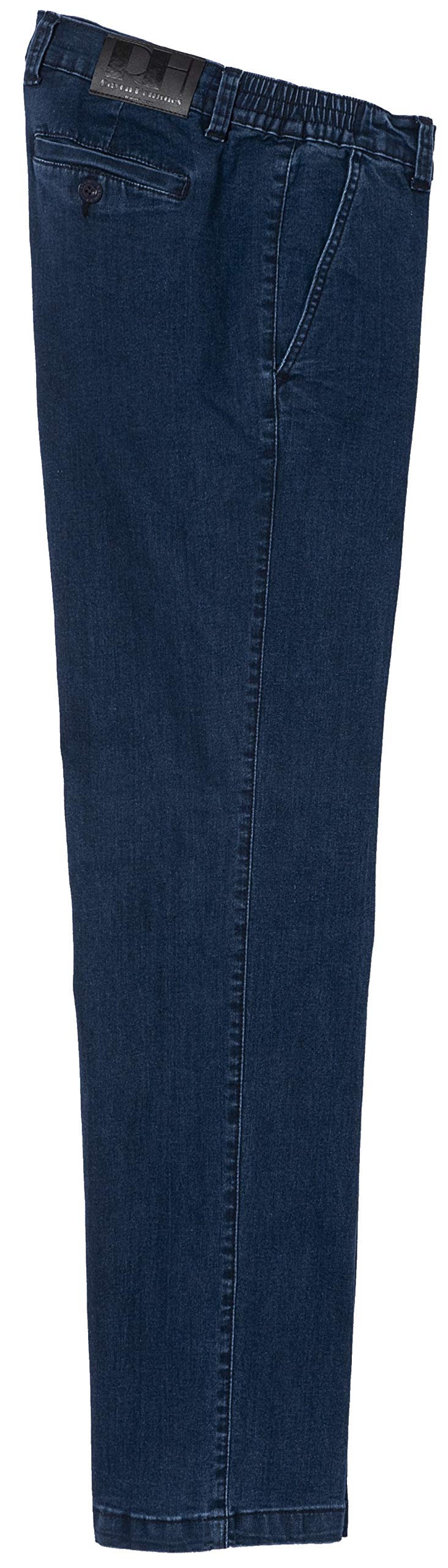 Jeans pour homme coupe droite regular et extensible bleu - 5