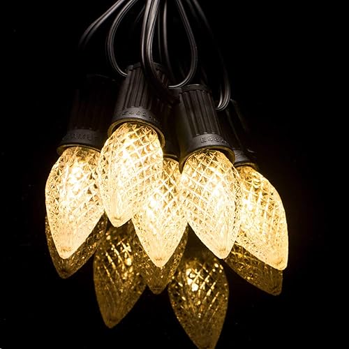 Vista 23 de Brightown - Bombilla LED C7 de repuesto para tira de luces de Navidad Azul