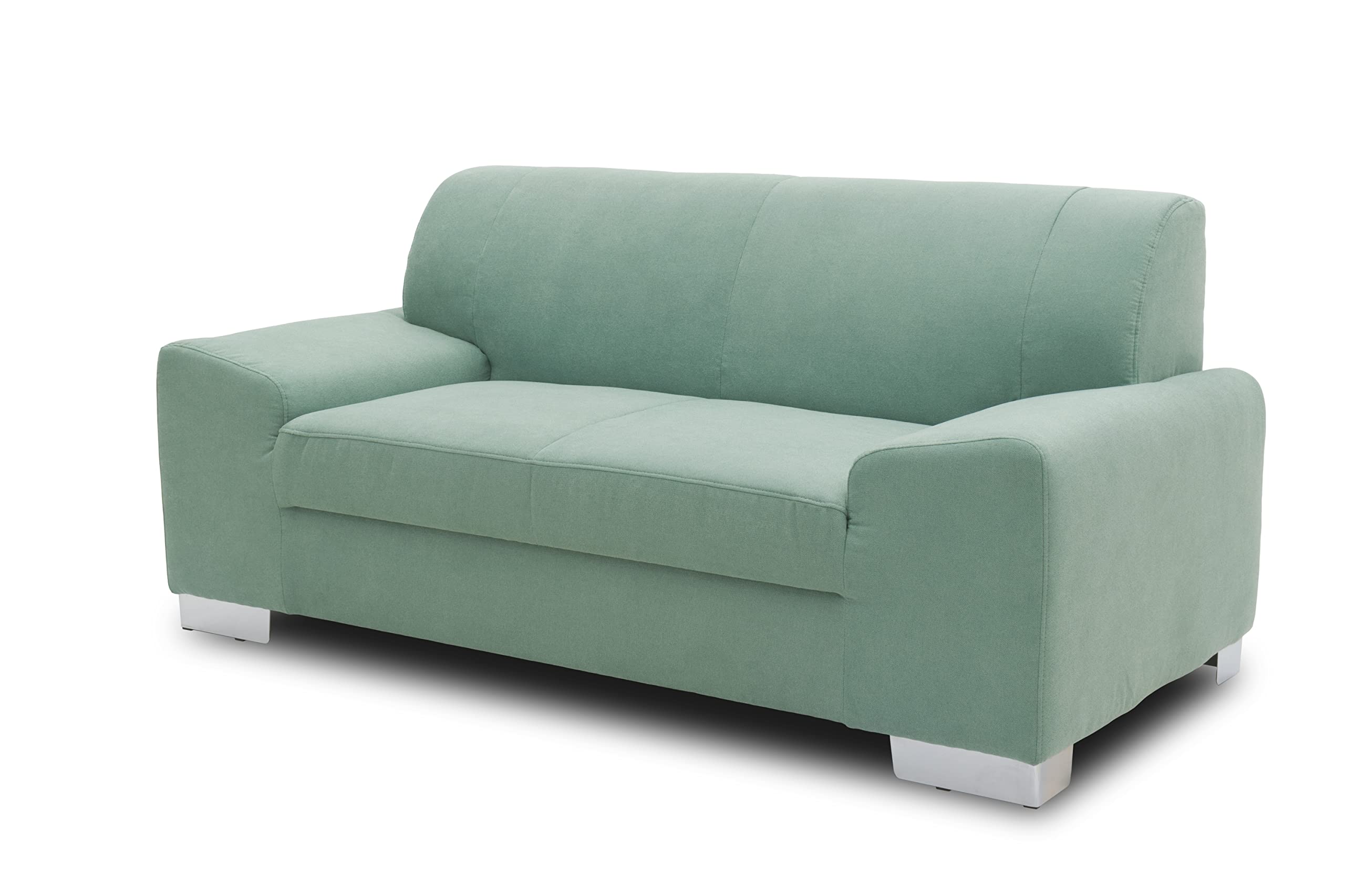 DOMO. collection Sofa Alisson, 2er Couch, 2-Sitzer, 2er Garnitur, Polstergarnitur 164 x 83 x 75 cm (BxTxH), in grün