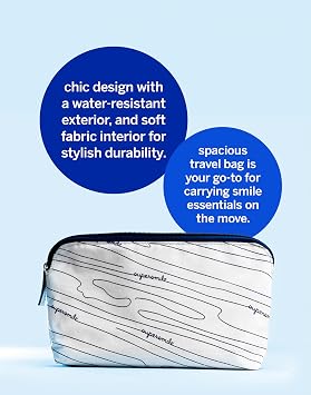 Supersmile Glow to Go Whitening Kit, Gum + Floss + Lip Balm, Travel